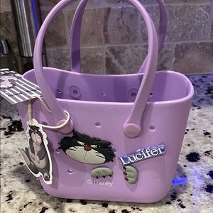 Disney Lavender Lucifer Cat Bag
